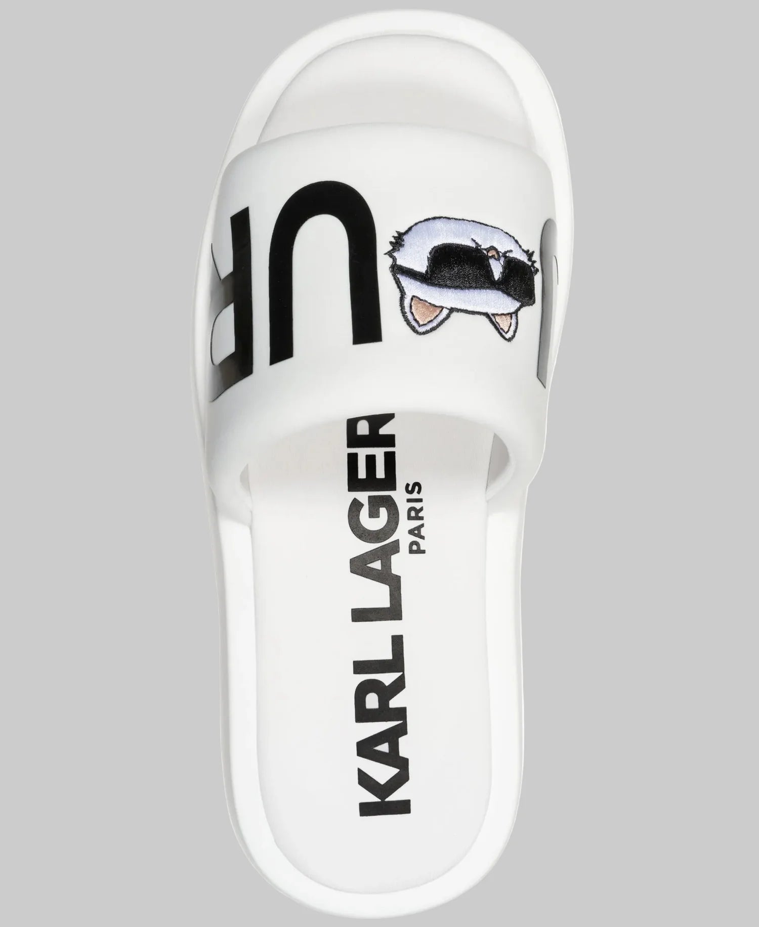 BONJOUR OPAL PLATFORM SLIDE SANDAL-Bright White