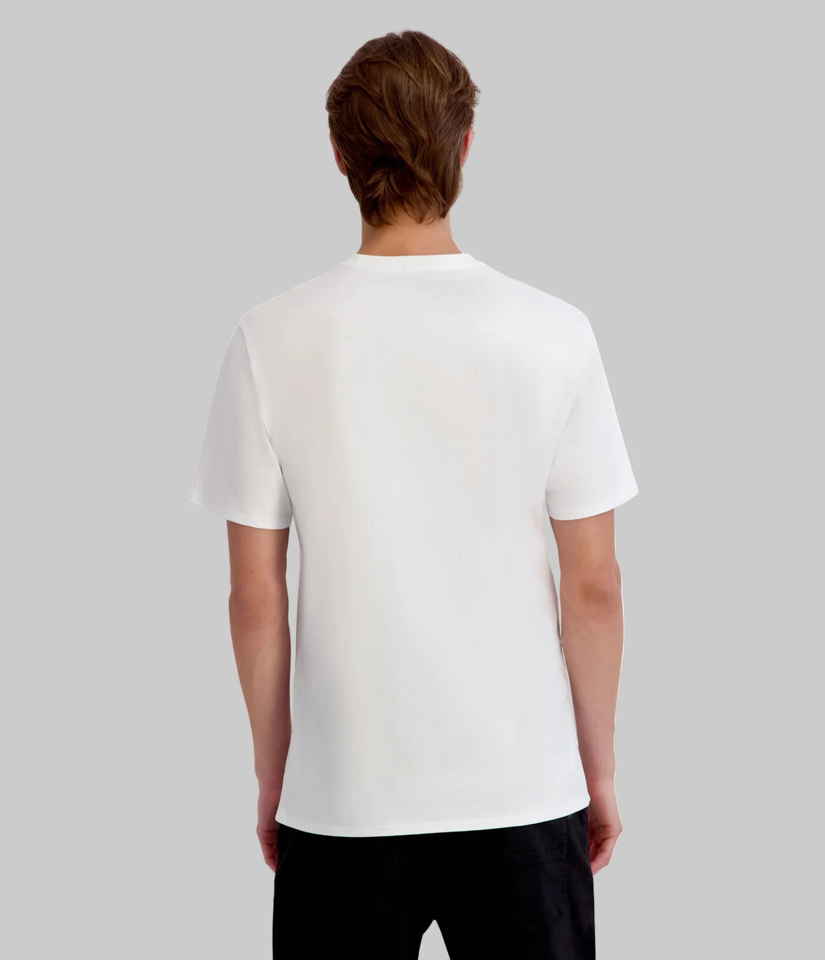 KARL MEN'S LOGO TEE-WHITE