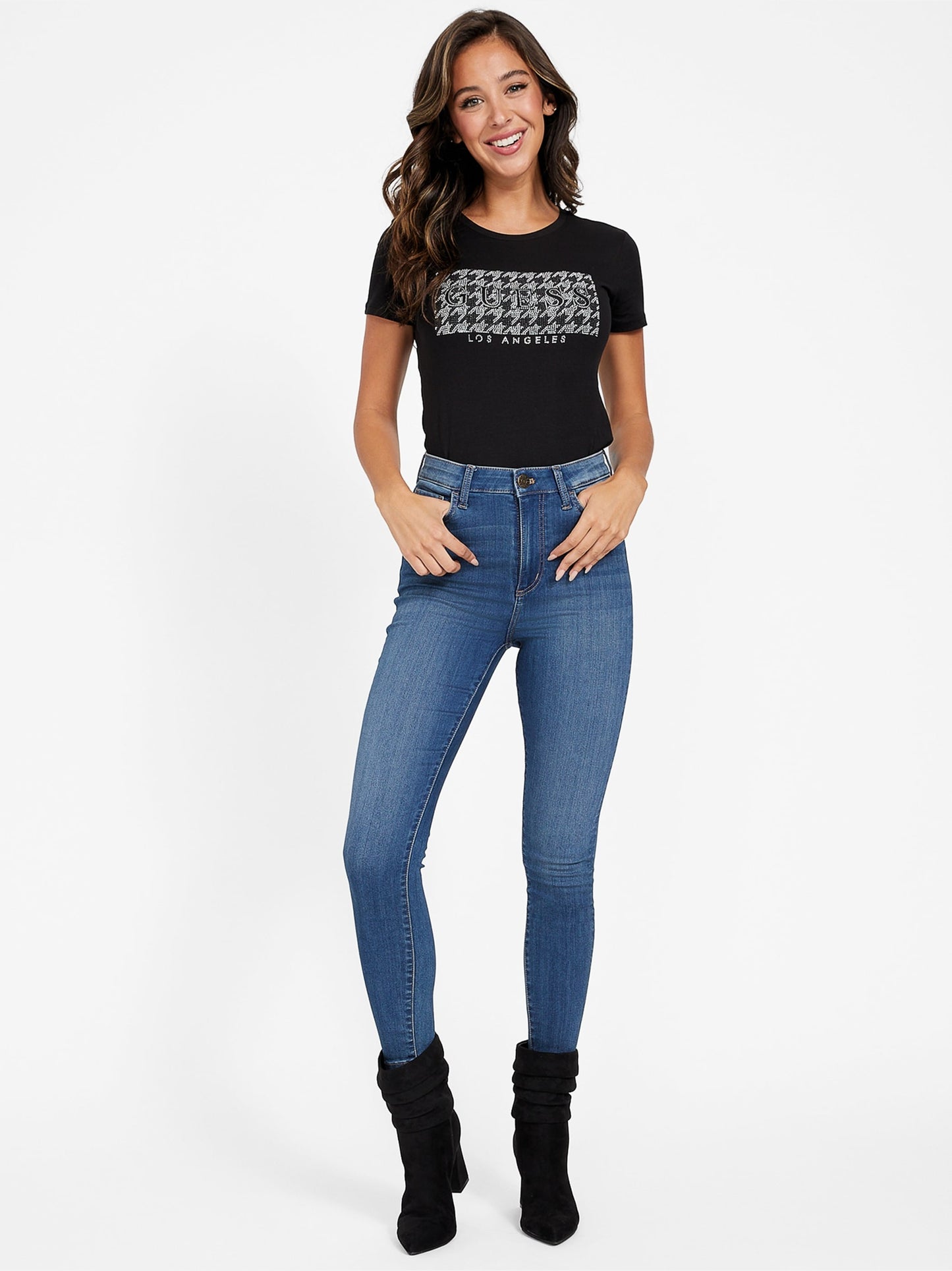 Guess Eco Blanca Tee - Black