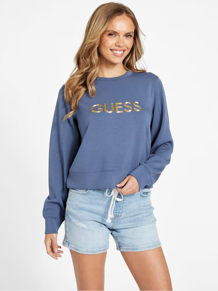 Guess Womens' Sol Logo Sweatshirt