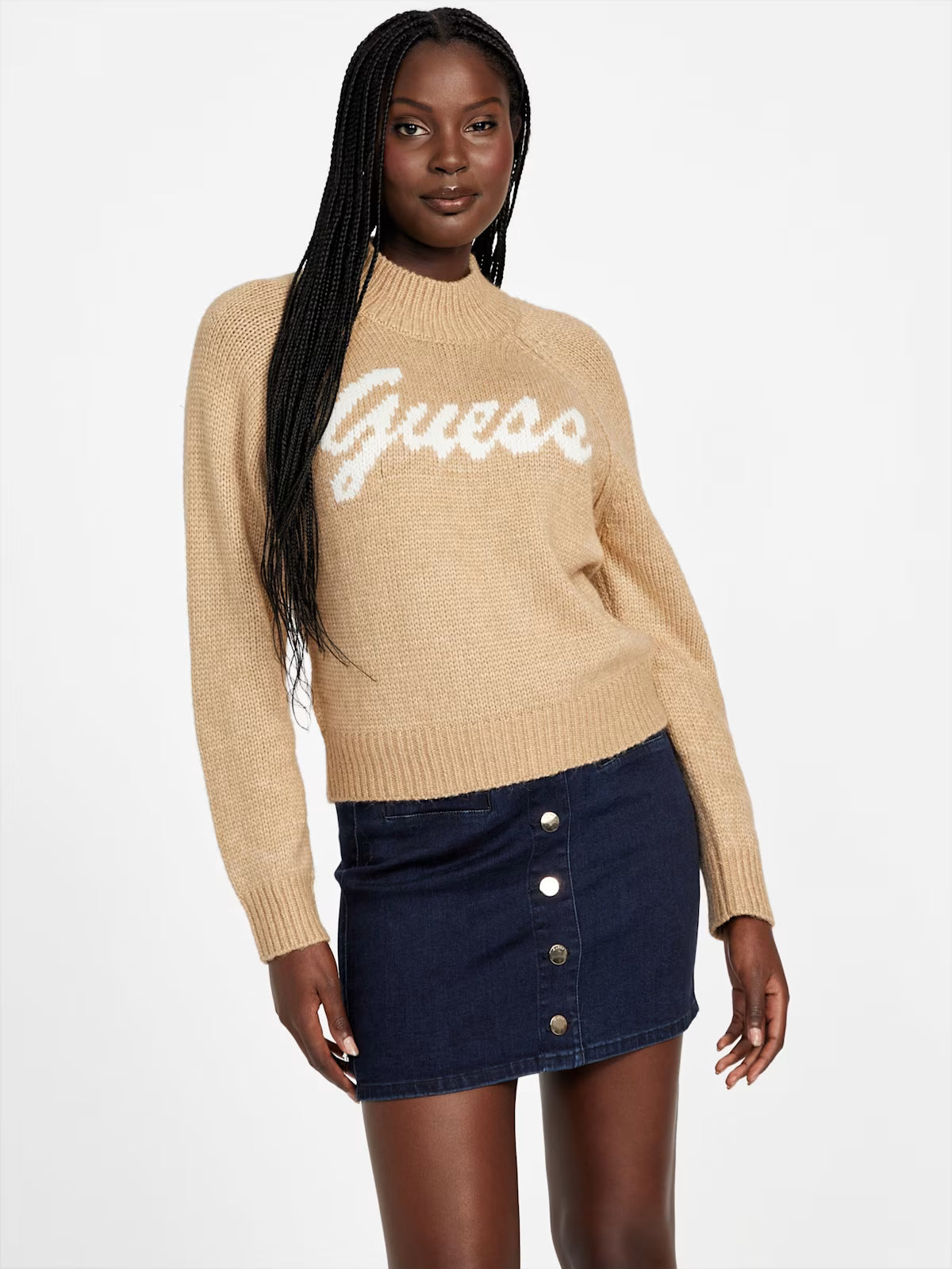 GUESS WOMENS' Virtye Turtleneck Sweater