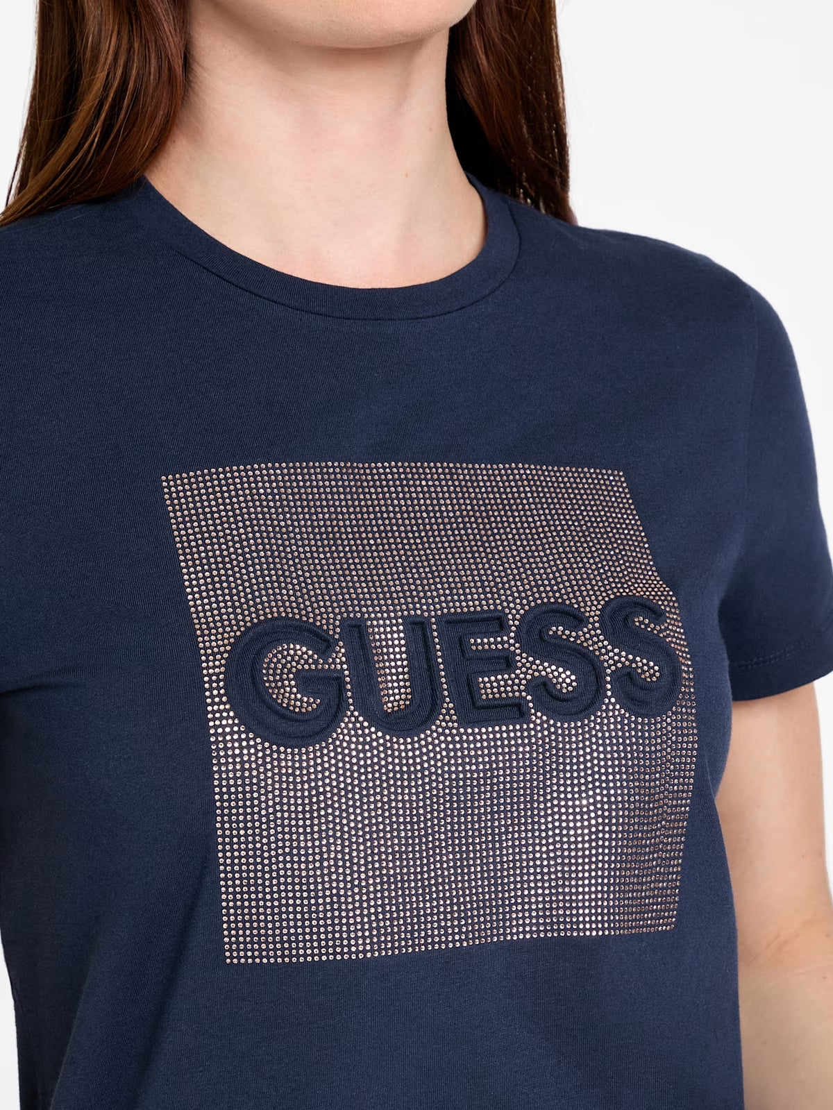 Guess Womens' Kika Logo Tee / Blue