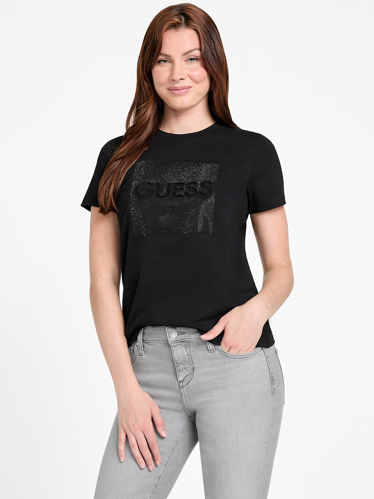WOMENS' GUESS Kika Logo Tee