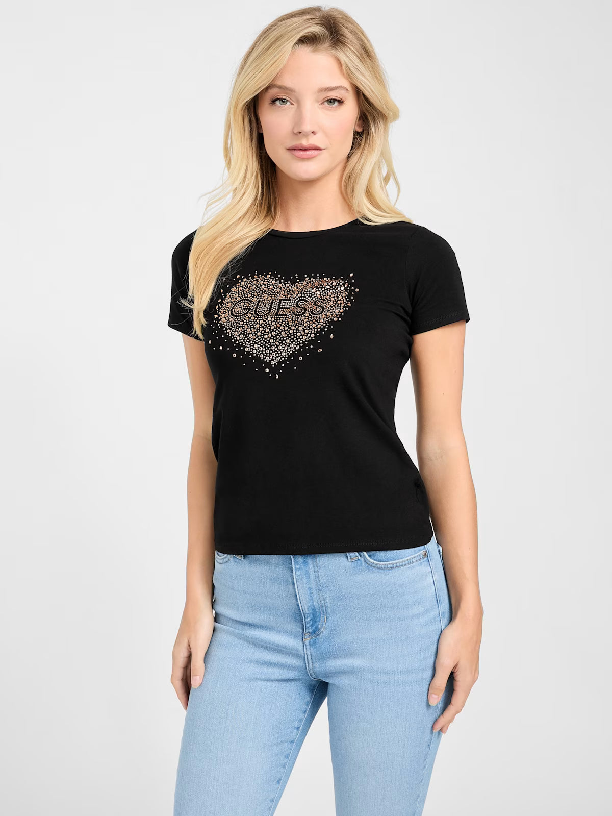 Guess Womens' Eco Bibi Heart Tee
