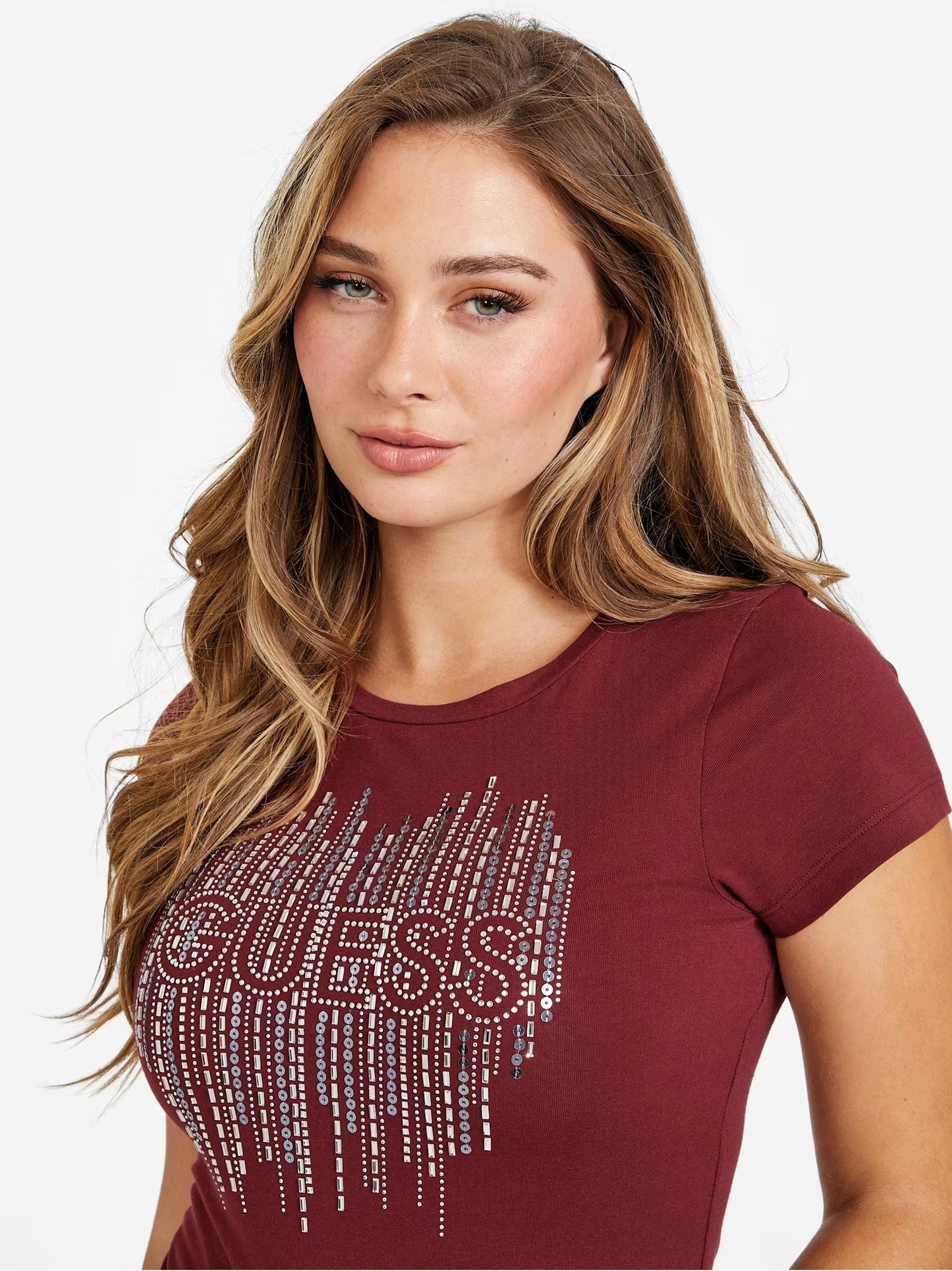 Guess Eco Frances Tee WOMEN - Red
