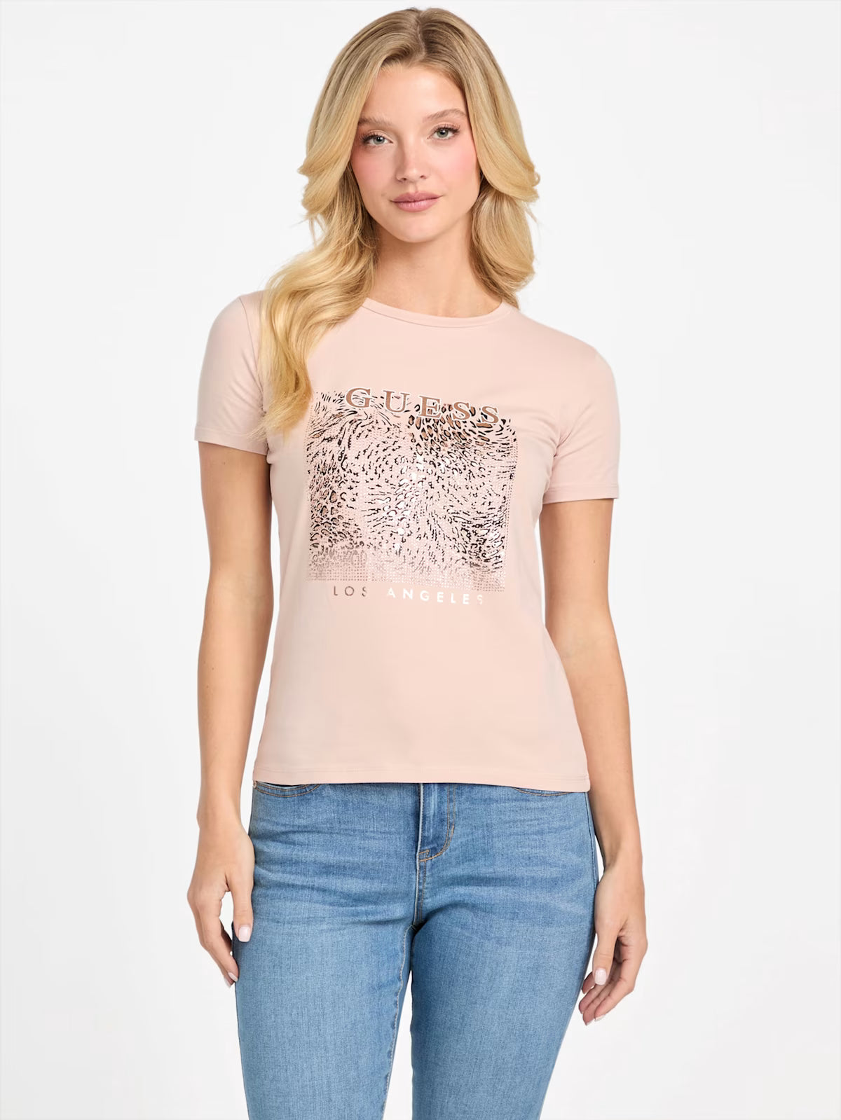 WOMENS' GUESS Wendi Leopard Tee