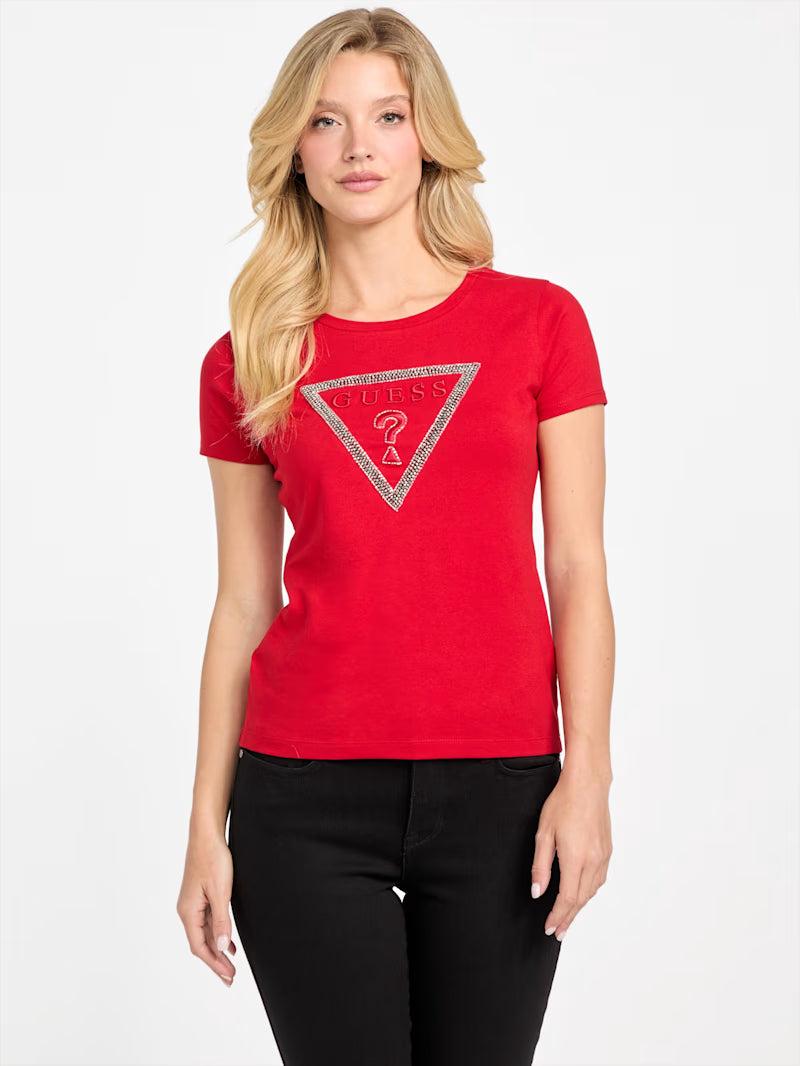 WOMENS' GUESS Eco Charlee Logo Tee