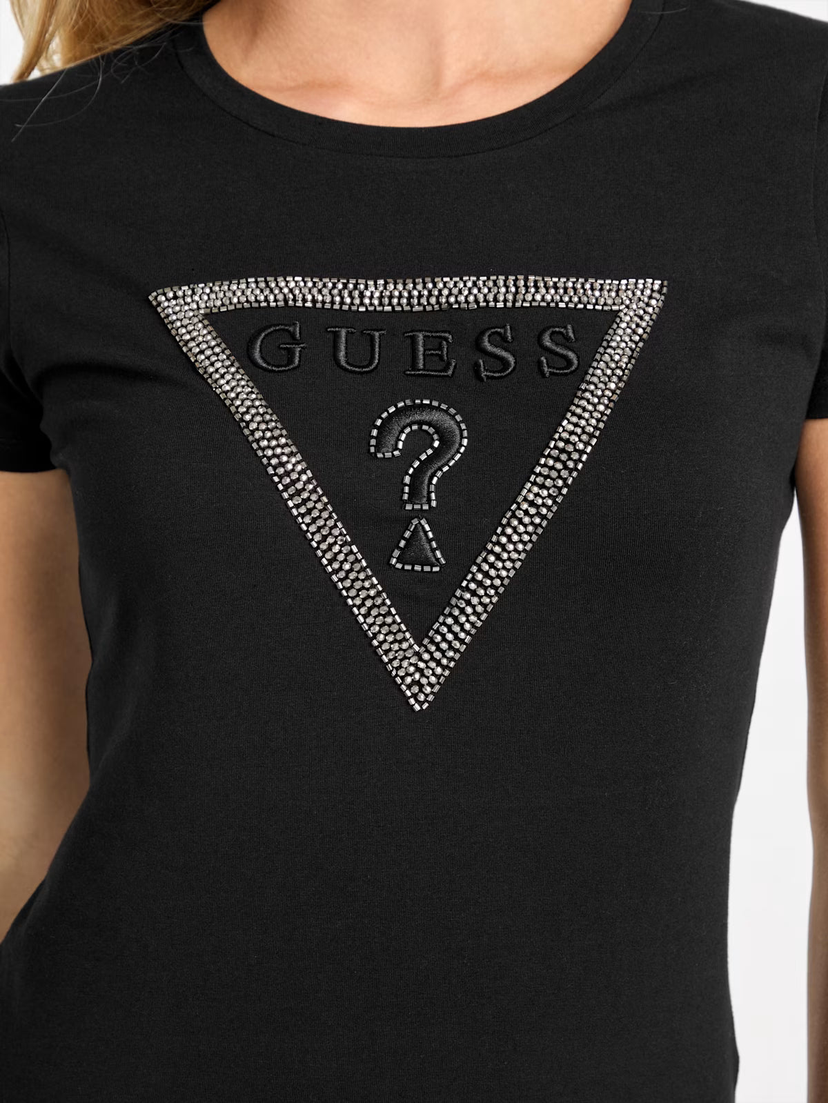 WOMENS' GUESS Eco Charlee Logo Tee