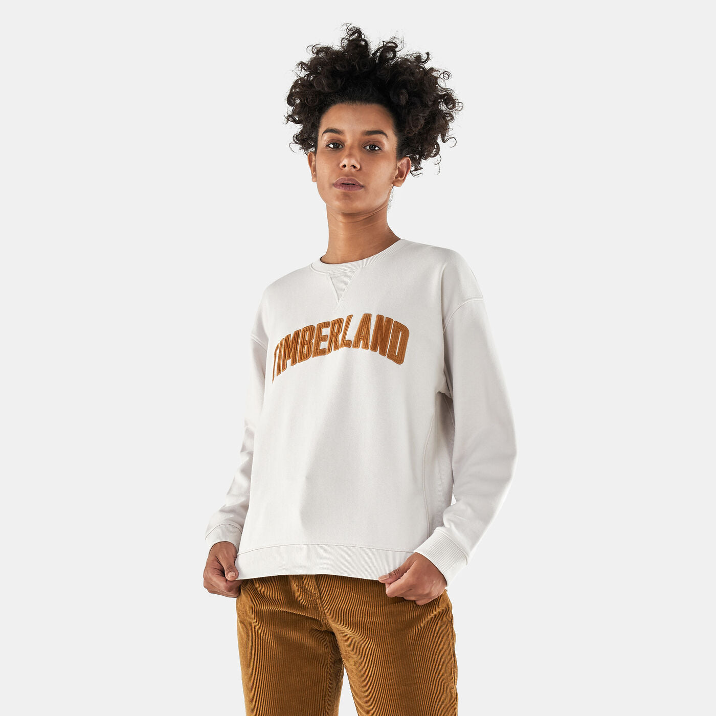 Women's Timberland Ecoriginal Corduroy Logo Sweatshirt