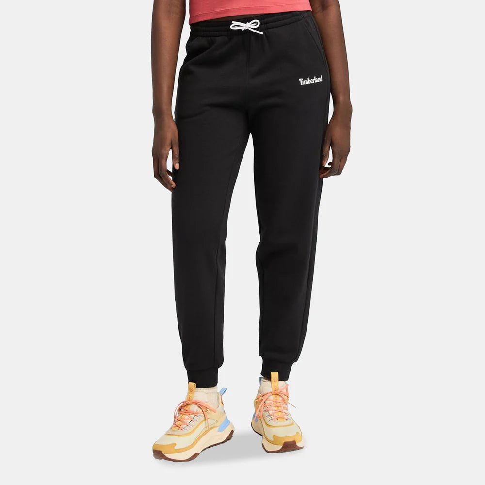 TIMBERLAND Women's regular logo sporty trousers/ black