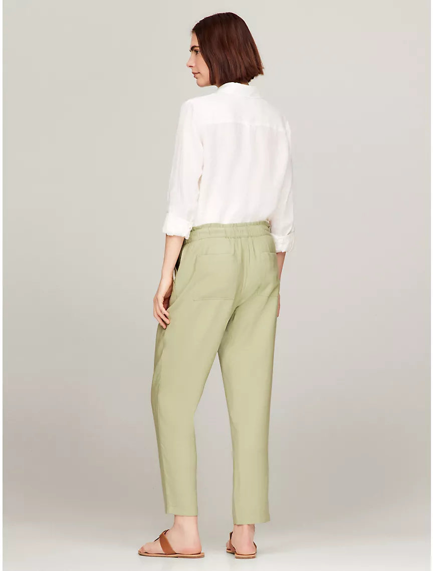 Tommy Hilfiger Tapered Drawstring Pant - Charlotte Green