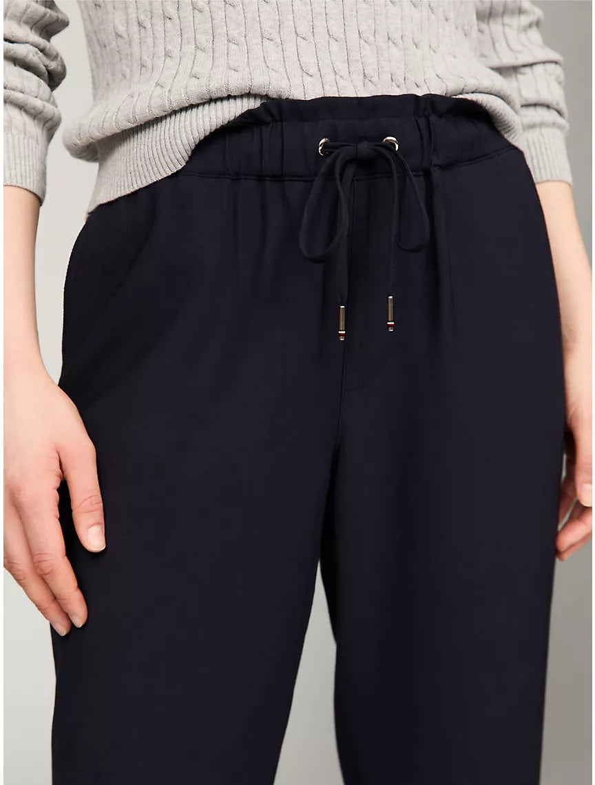 Tommy Hilfiger Tapered Drawstring Pant - Navy