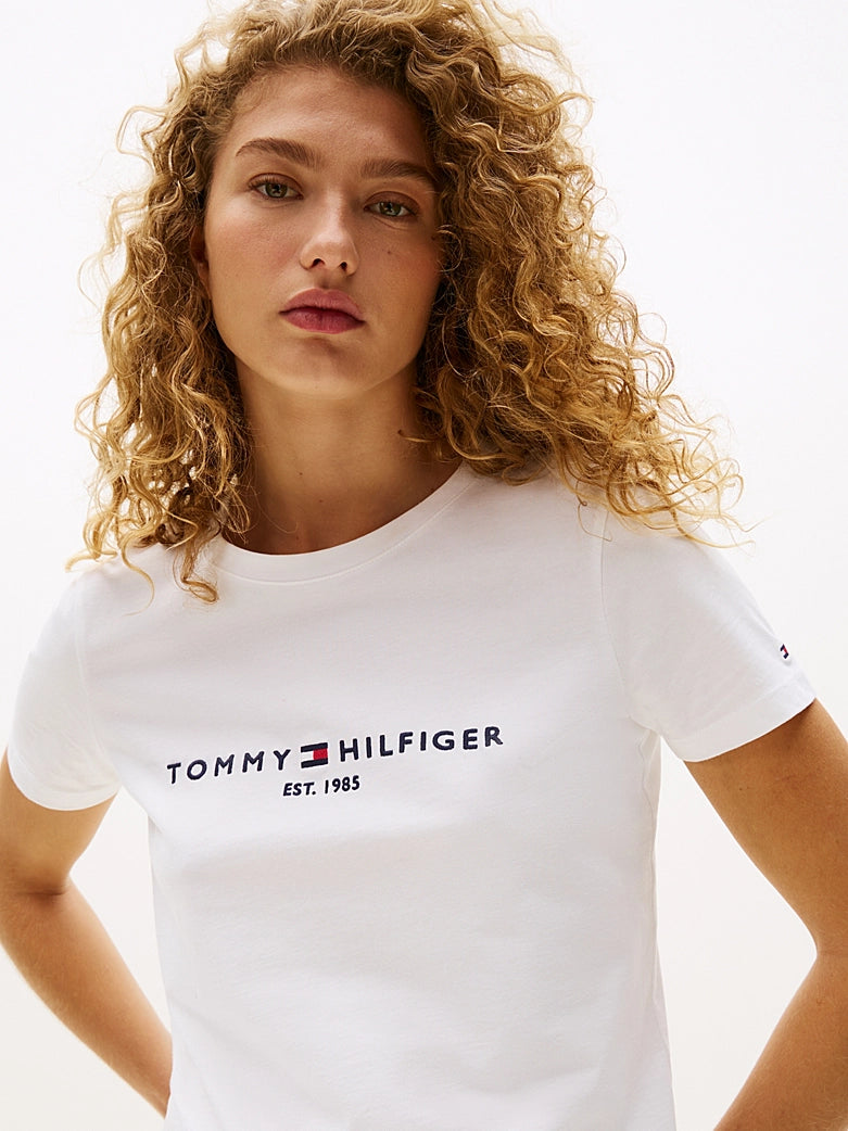 Womens' Tommy Pure Cotton Logo T-Shirt