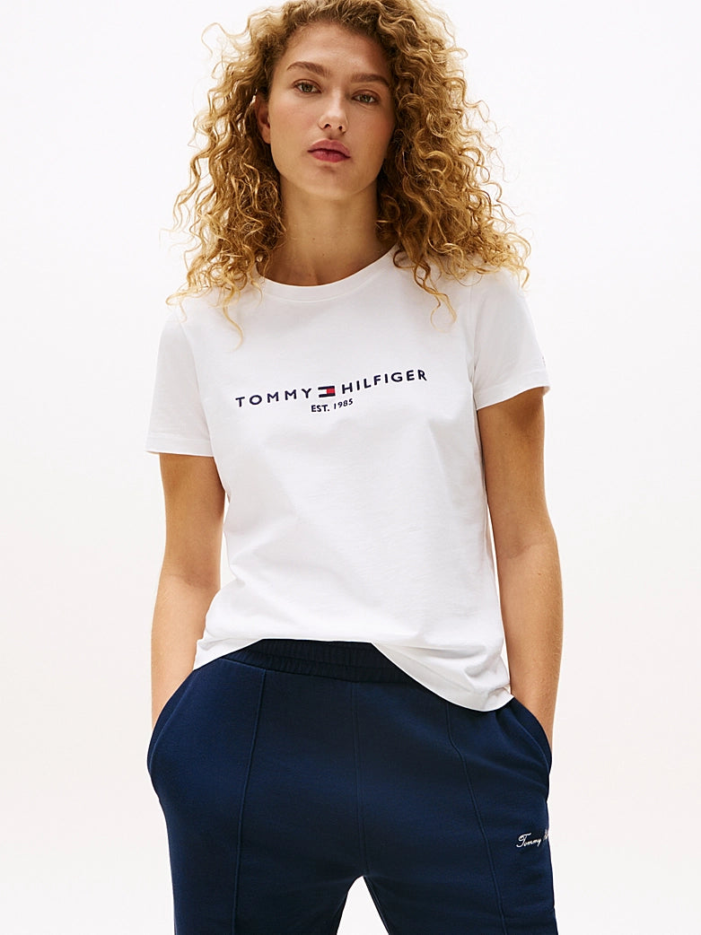 Womens' Tommy Pure Cotton Logo T-Shirt
