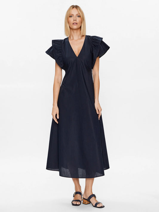 Tommy Hilfiger – Sateen frill dress – Women