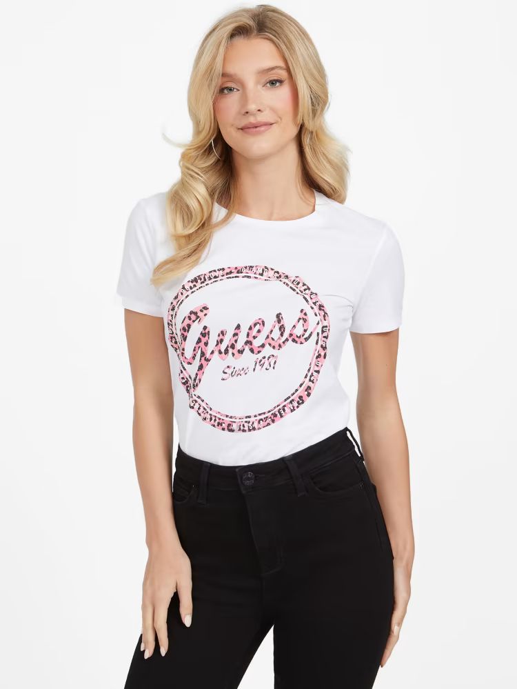 Womens' Guess 1981 tee/White