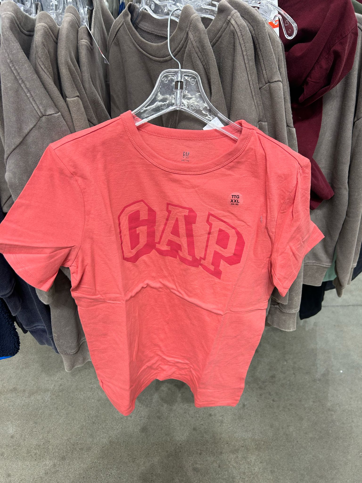 Boys Gap Logo T-Shirt/ red watermelon ice