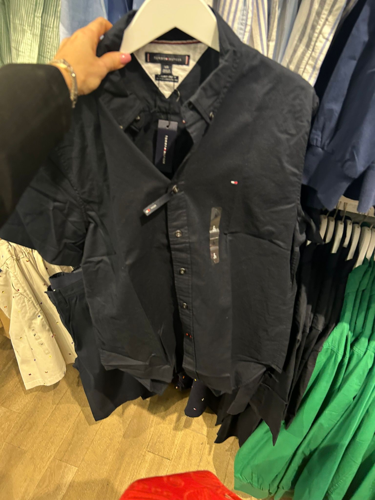 Tommy Hilfiger Regular fit organic cotton shirt-Black