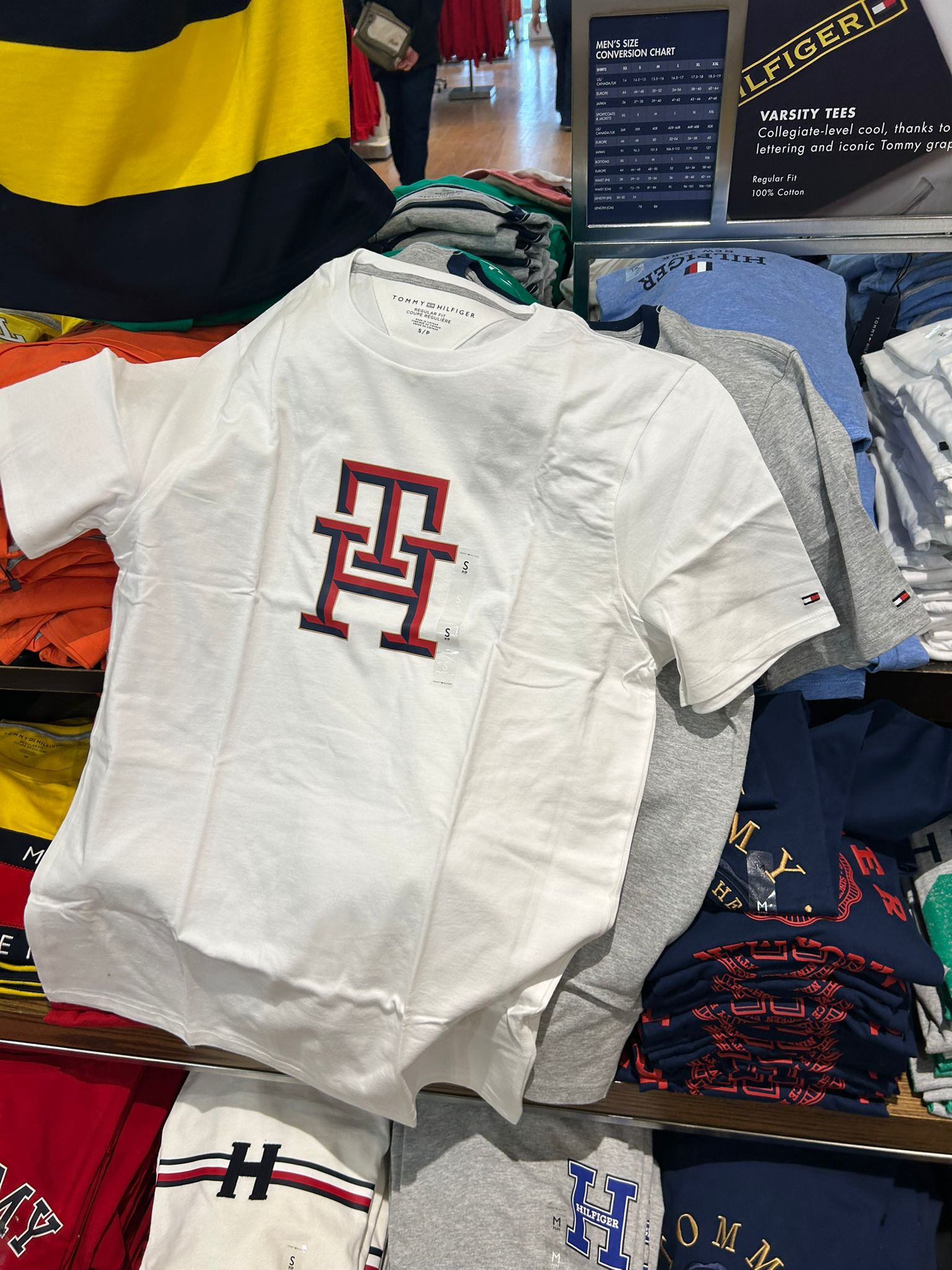 Hilfiger Monogram Logo T-Shirt-White