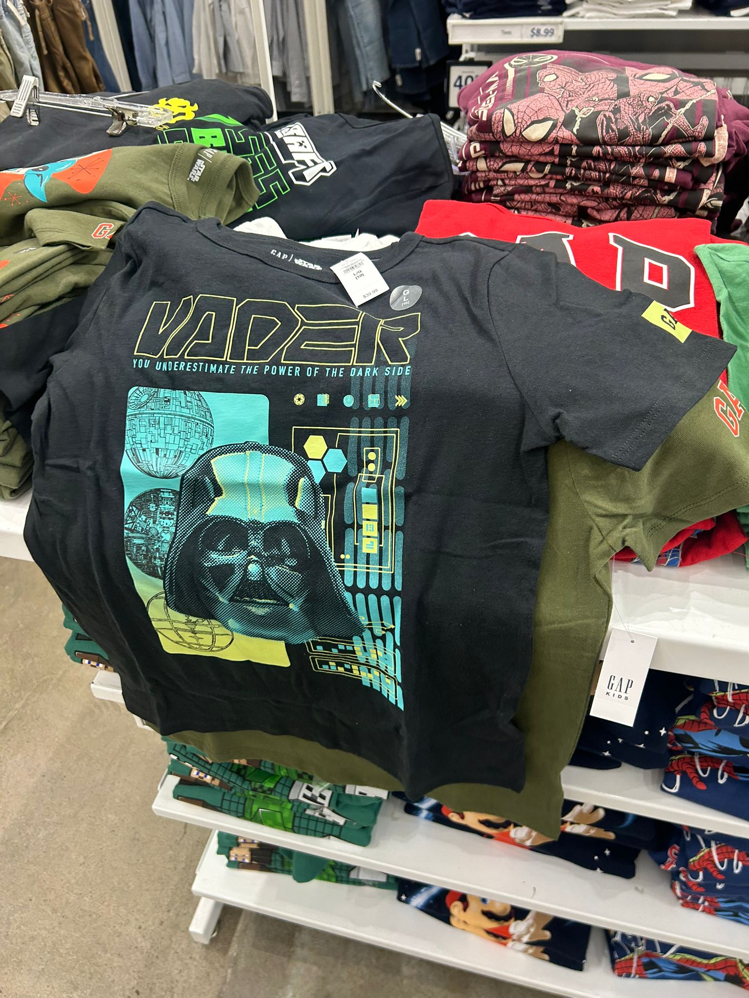 Gap Kids Star Wars™ Graphic T-Shirt-Black Moonless Night