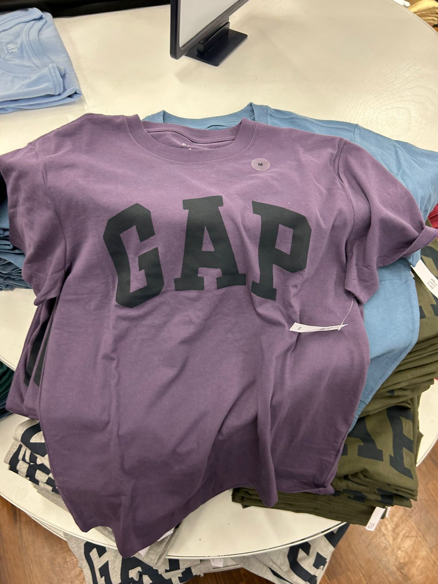 Everyday Soft Gap Logo T-Shirt-Dark Violet