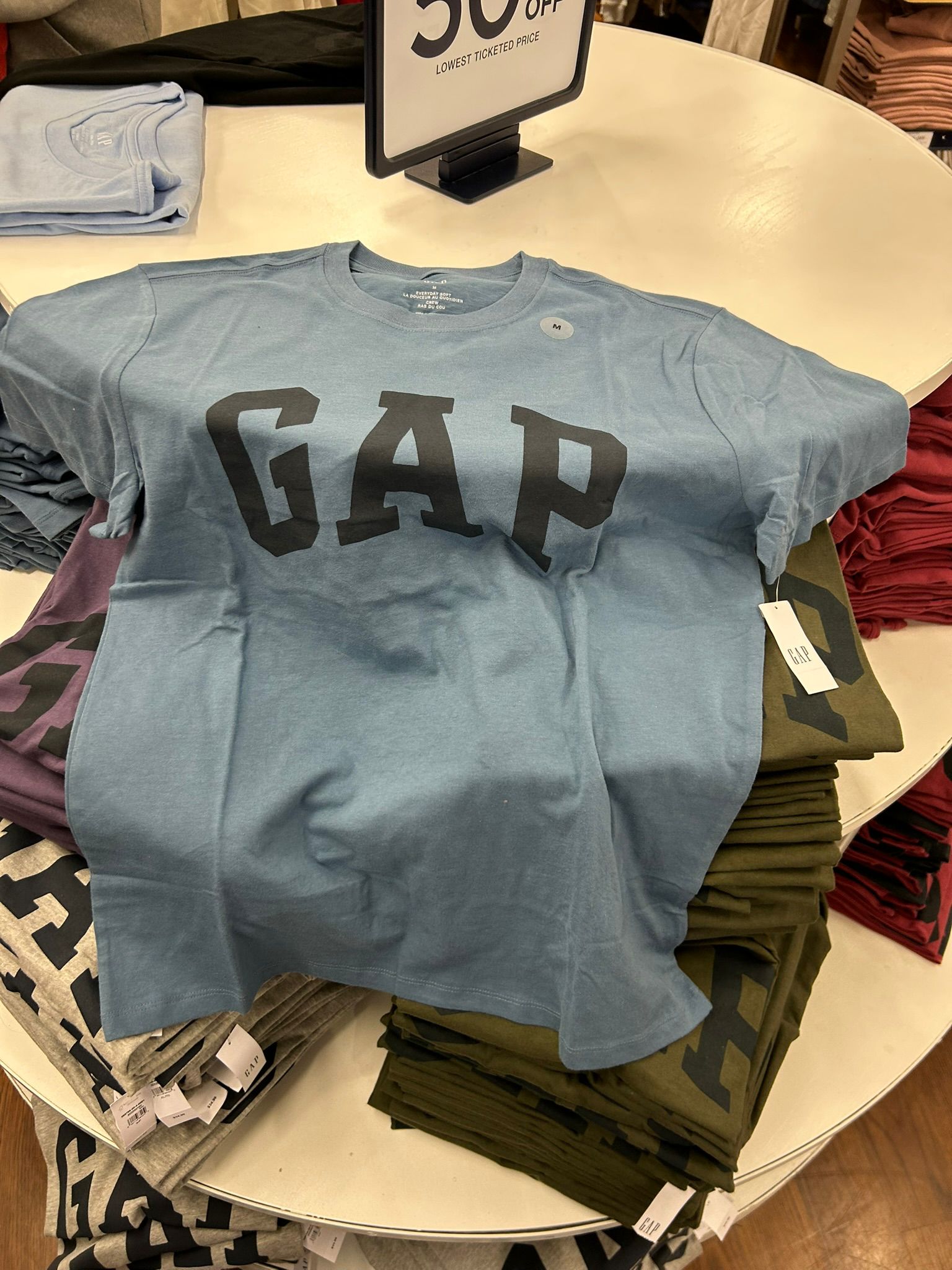 Everyday Soft Gap Logo T-Shirt-Bainbridge Blue