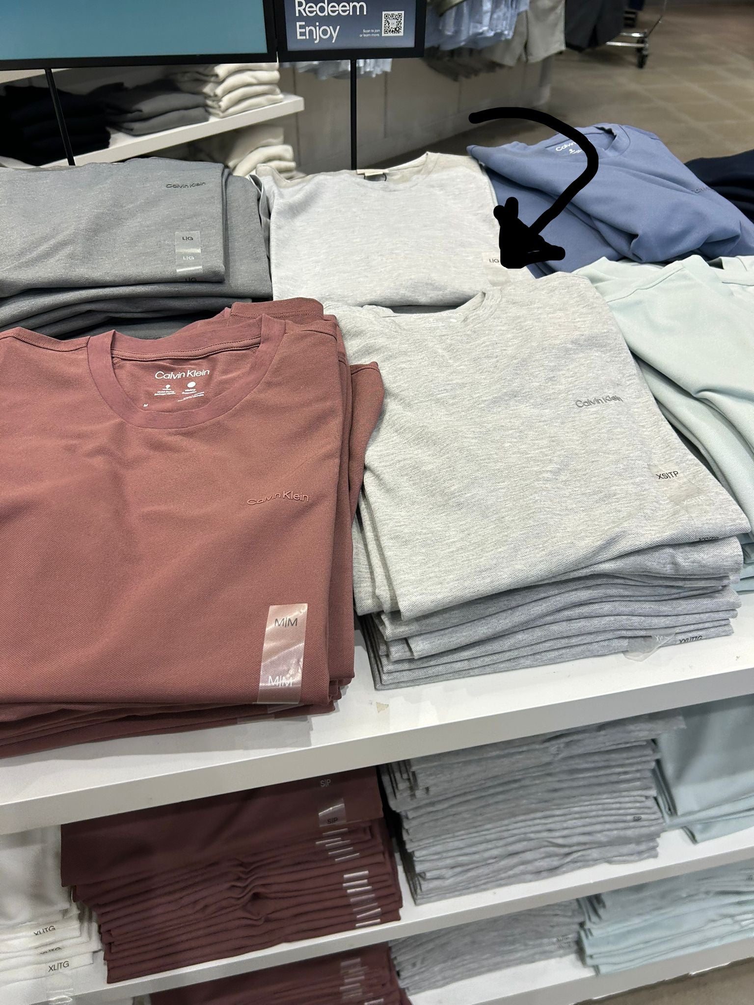 Calvin Klein Men's  Liquid Touch Crewneck T-Shirt-Grey
