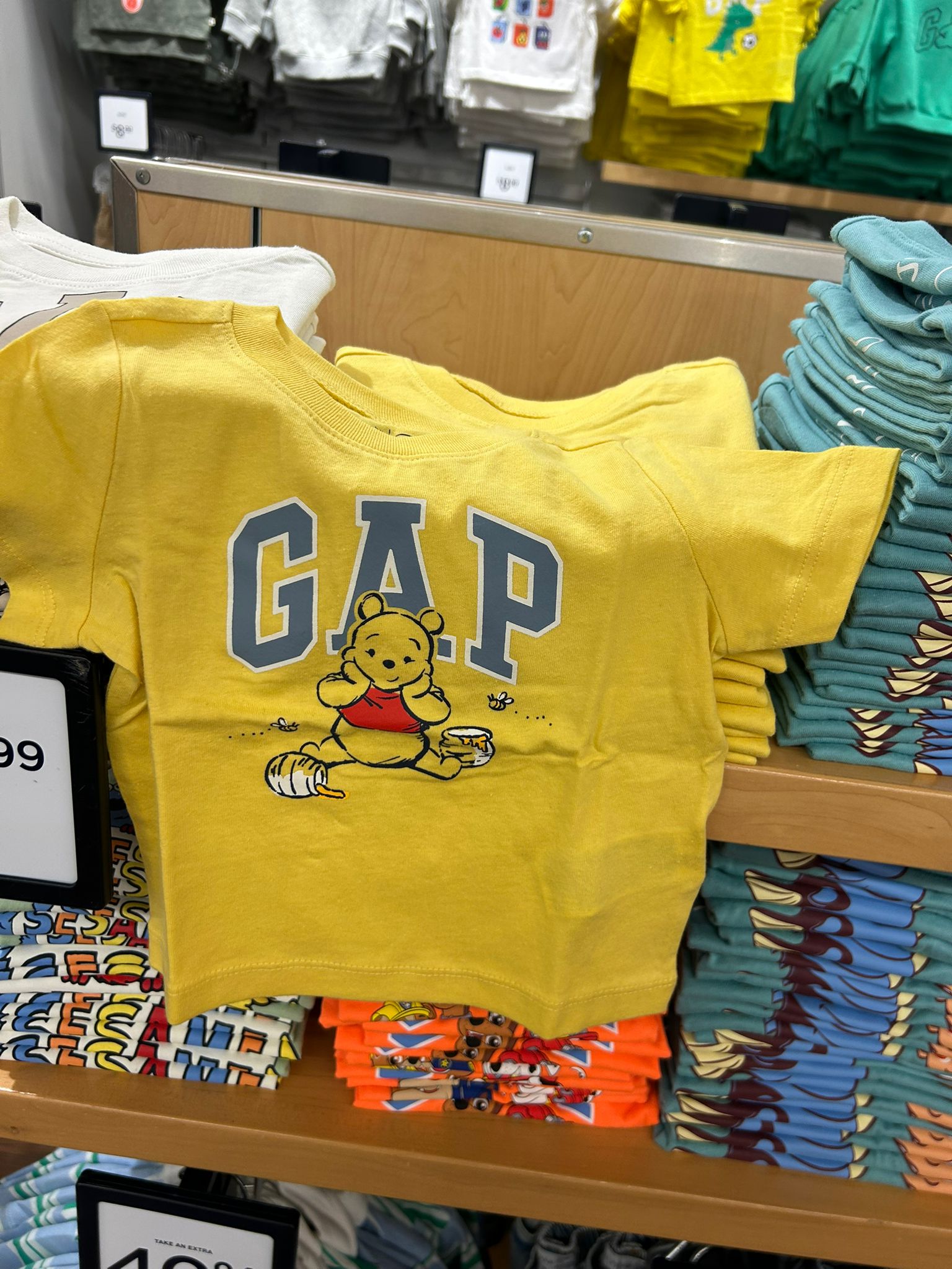 babyGap × Disney Winnie the Pooh Logo T-Shirt