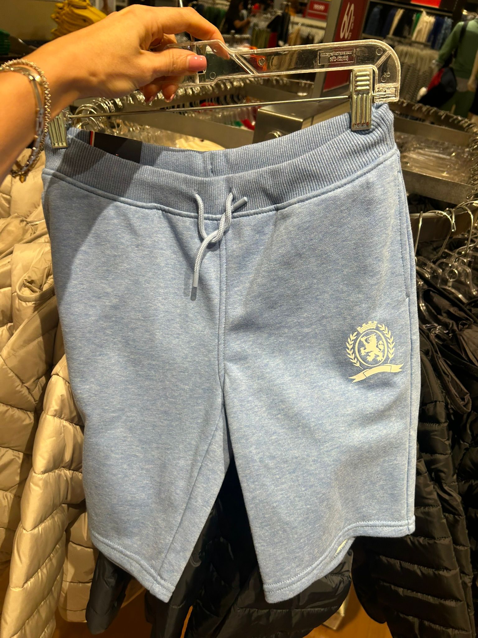 Hilfiger drawstring shorts-Grey