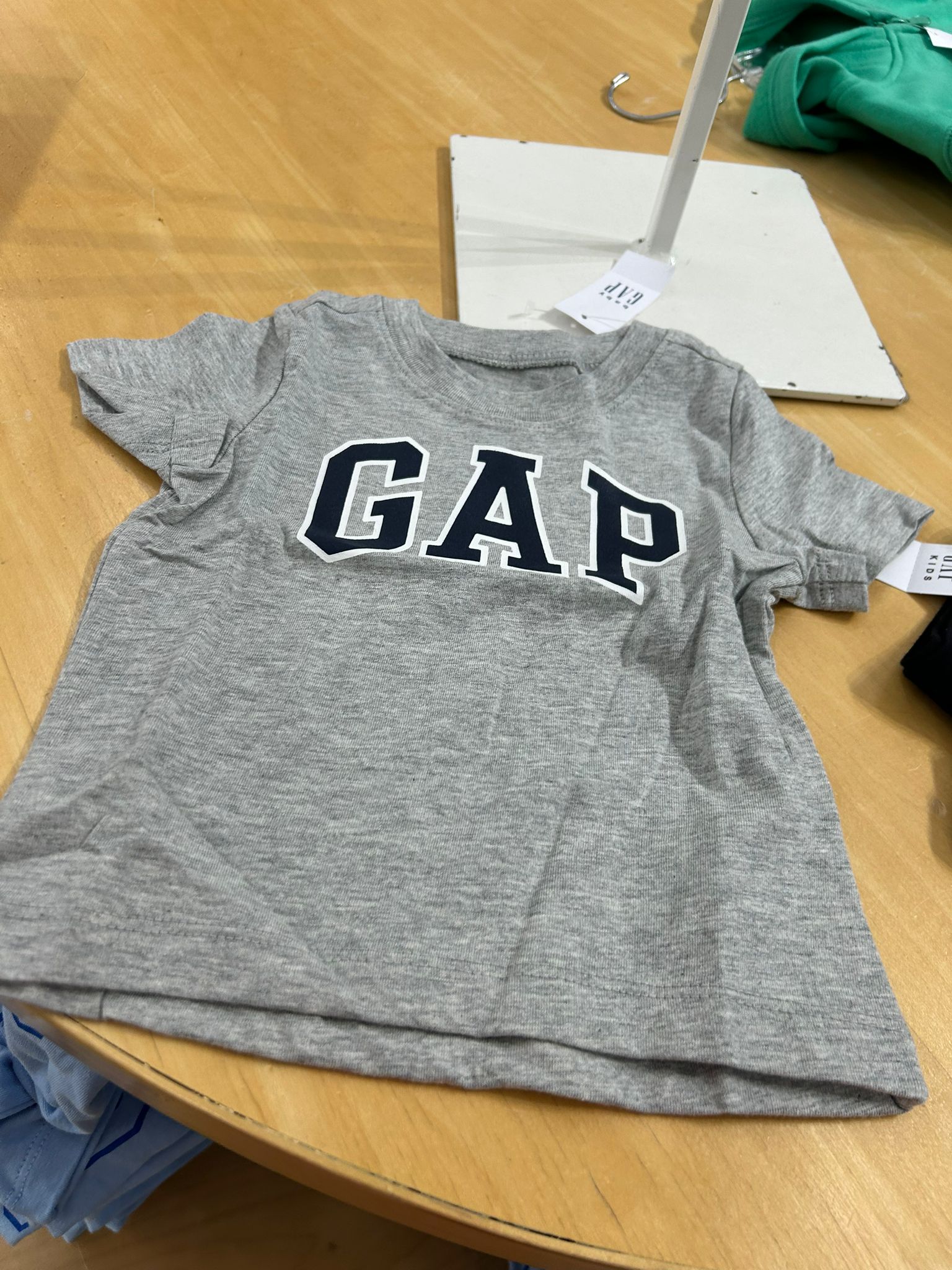 Gap Kids Graphic T-Shirt- Charcoal Heather Grey