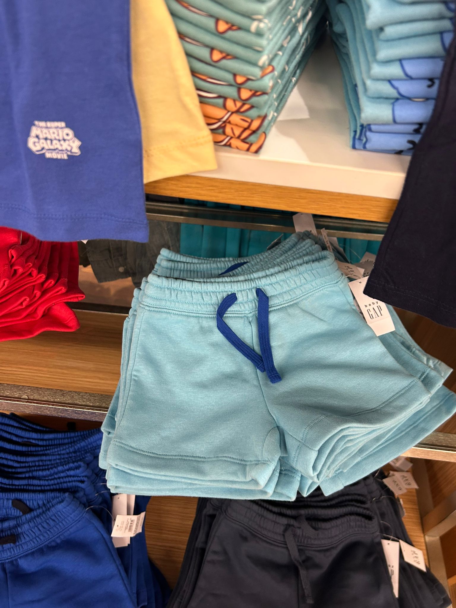 babyGap Relaxed Pull-On Shorts-Blancket Blue