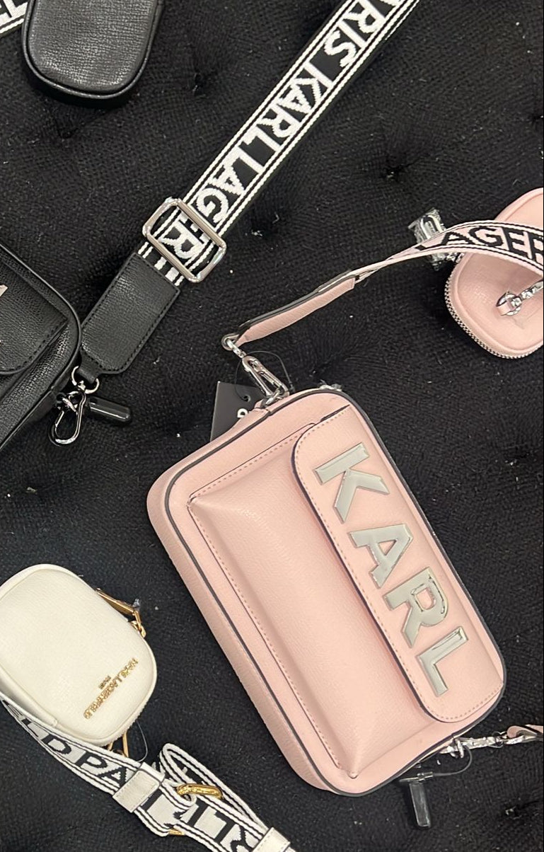Karl Lagerfeld Paris Agyness Crossbody with Coin Purse - White