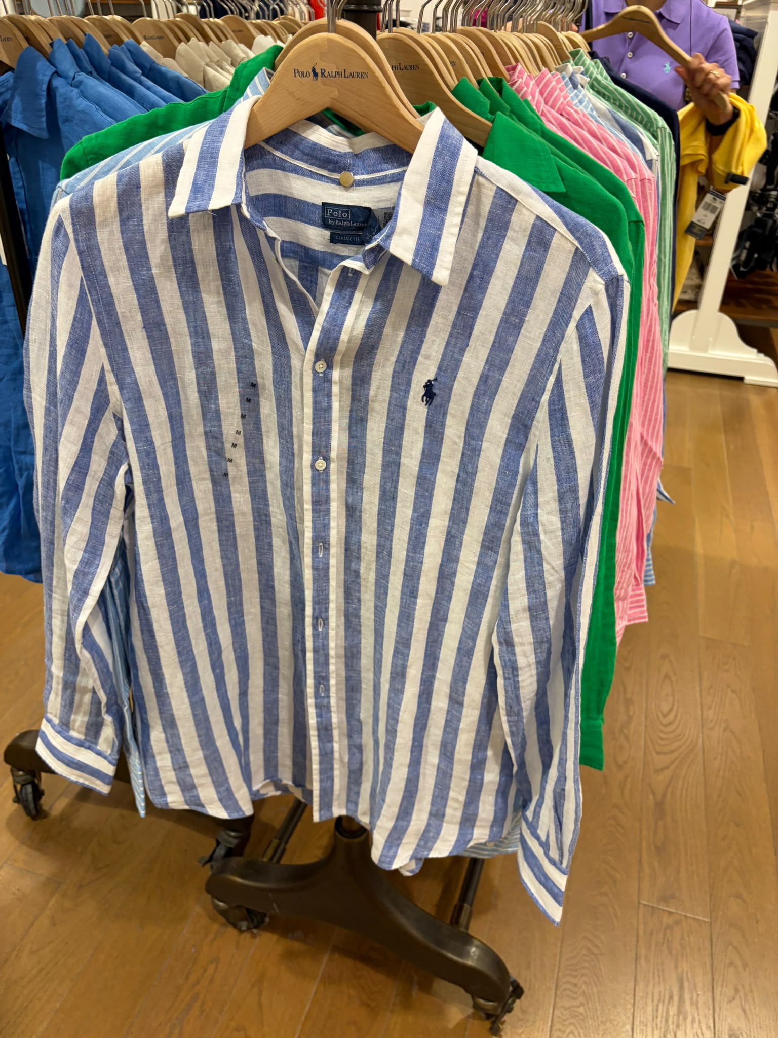 Women's Polo Ralph Lauren Striped  Shirt -Blue/White
