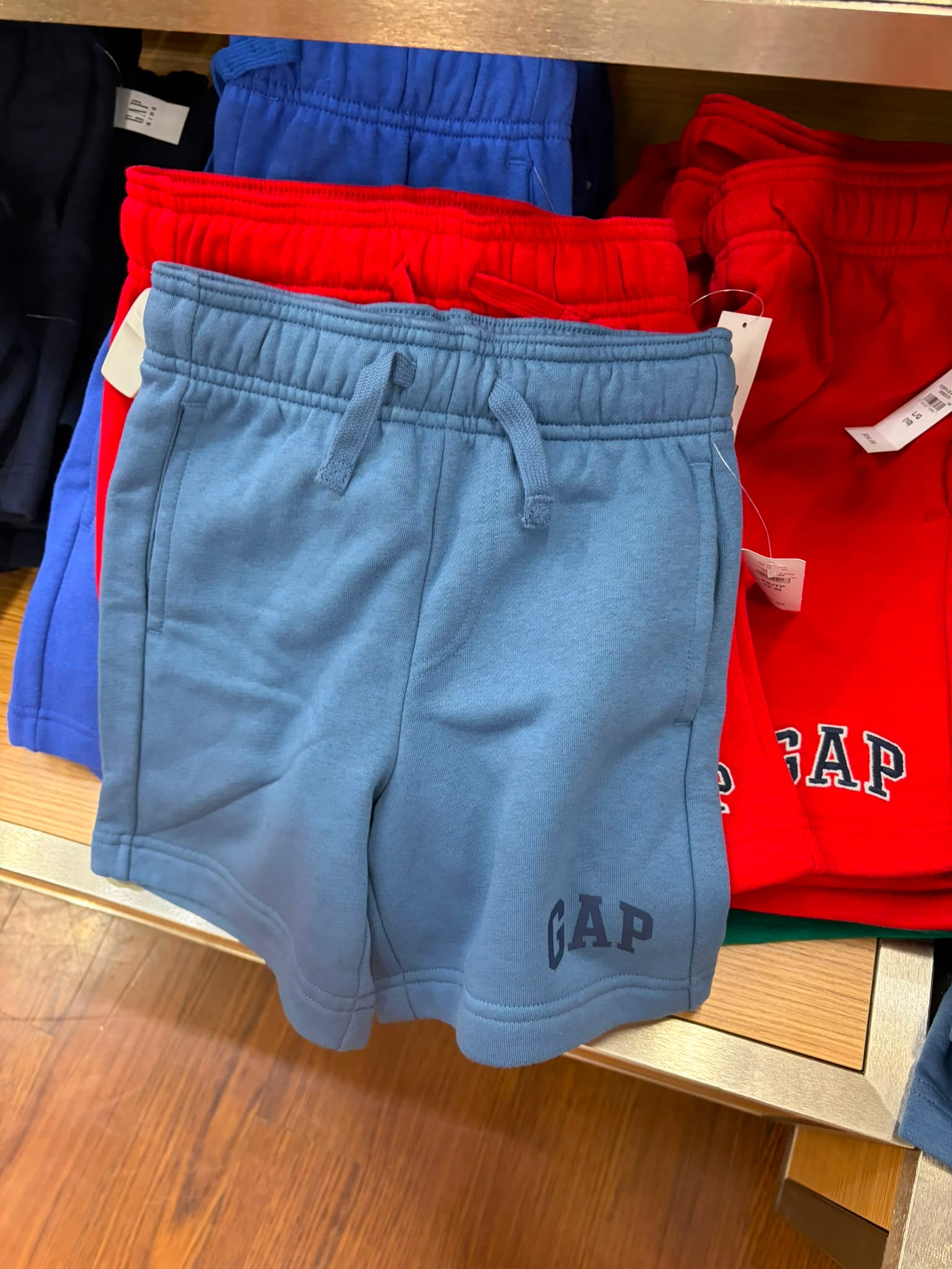 Boys' Relaxed Gap Logo Pull-On Shorts-Bainbridge Blue