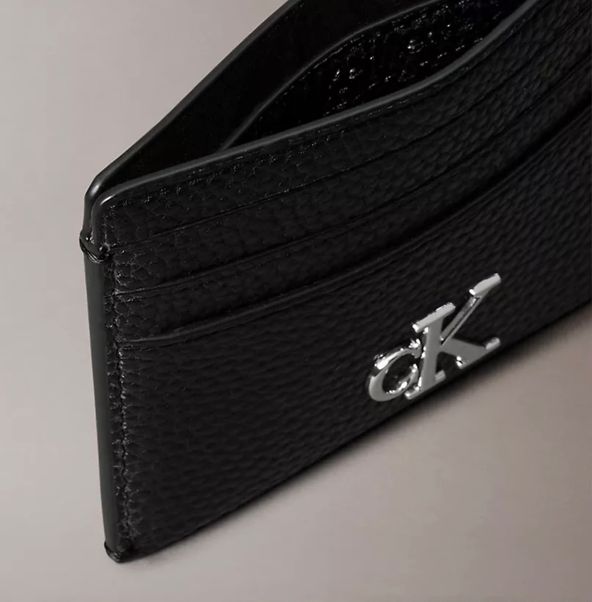 Calvin Klein Men's Archive Hardware Card Case-Black