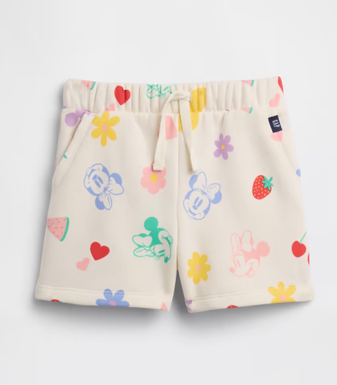babyGap × Disney Print Pull-On Shorts-Minnie Mouse Fruit Multi