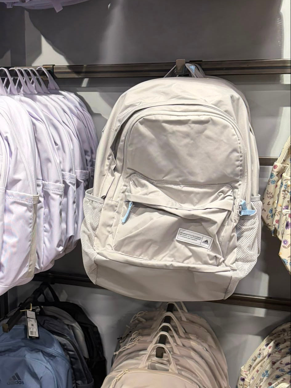 Adidas Girl Winter Glam Backpack-Grey Two