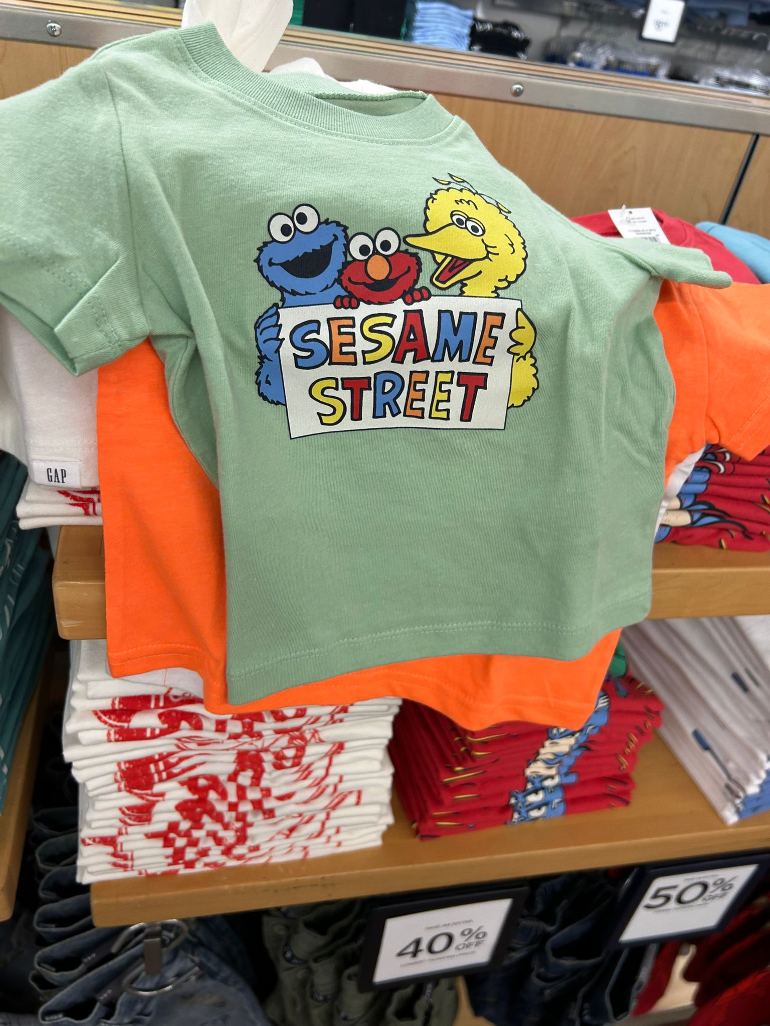 babyGap Sesame Street Graphic T-Shirt-Endive