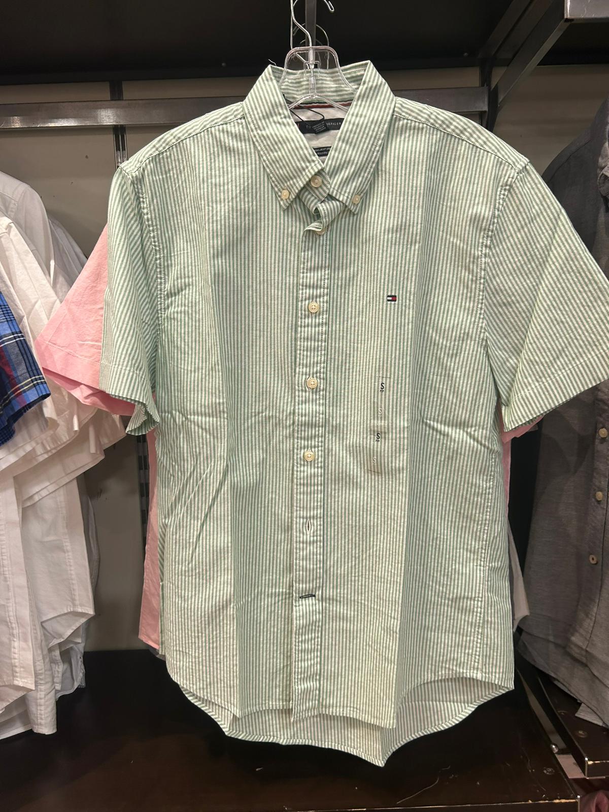 Tommy Heritage Oxford Stripe Shirt-Blue srtipe