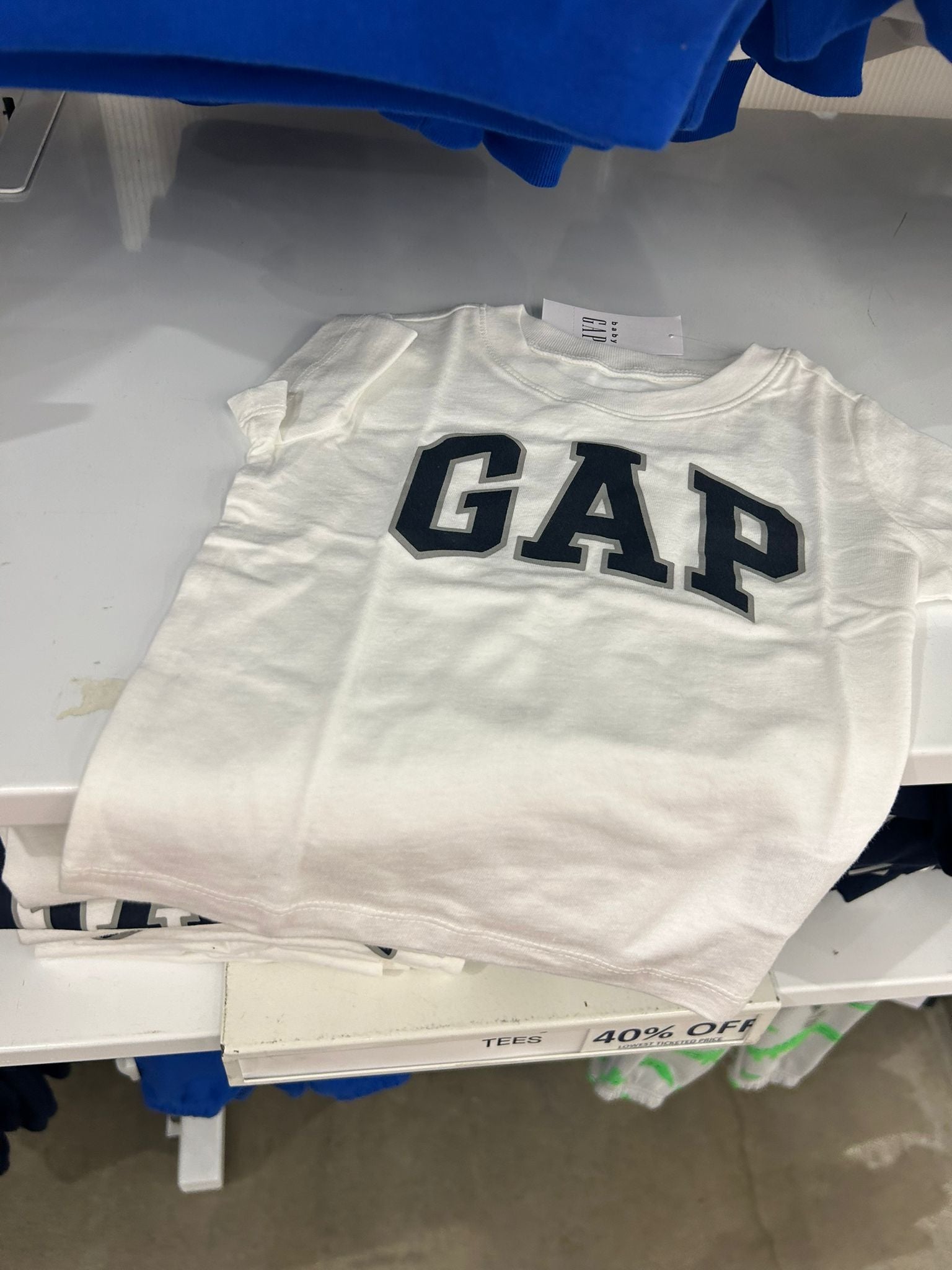 Gap Kids Graphic T-Shirt- New Off White