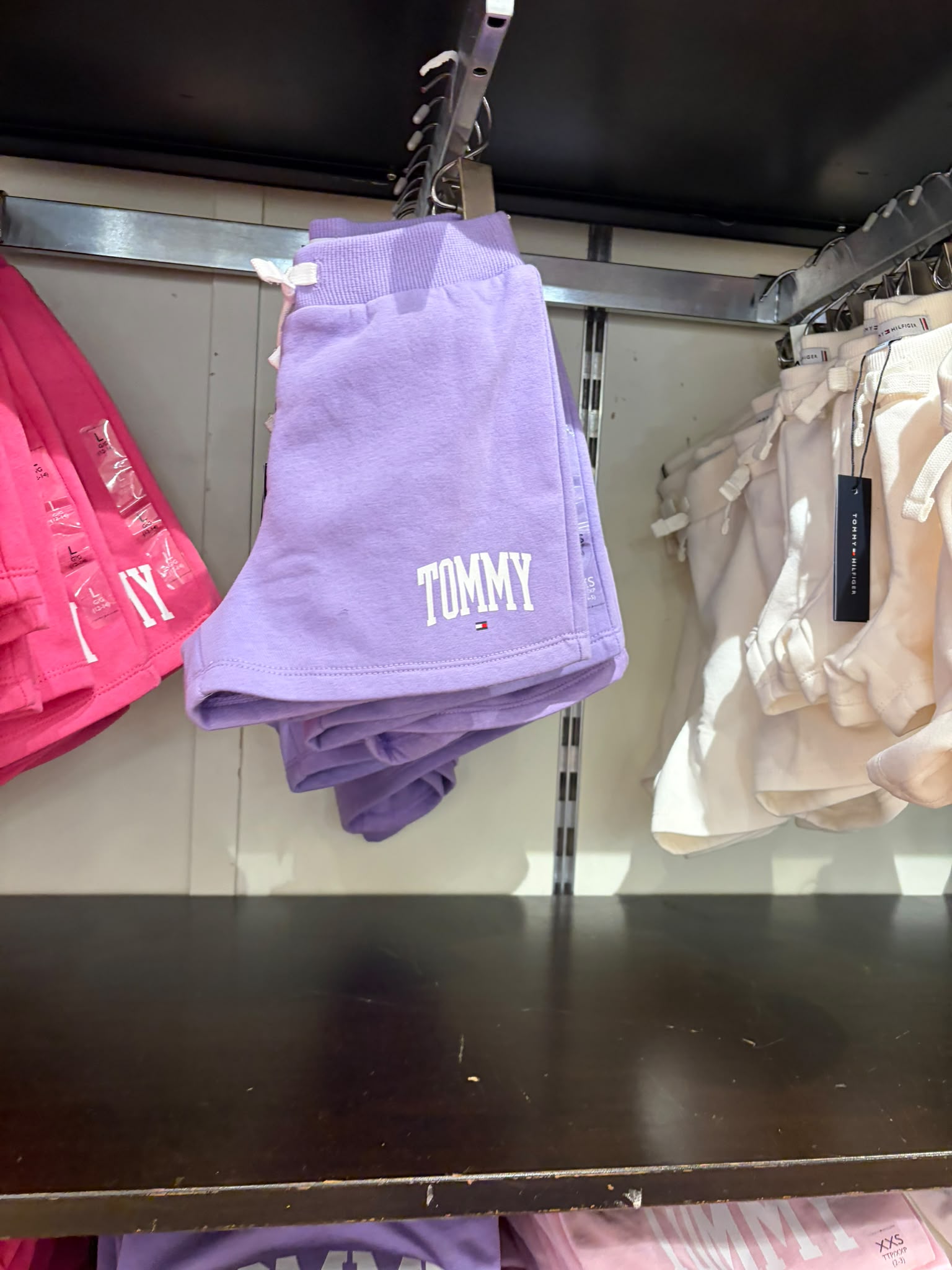 Girls' Tommy Logo Sweatshort-Violet Viola