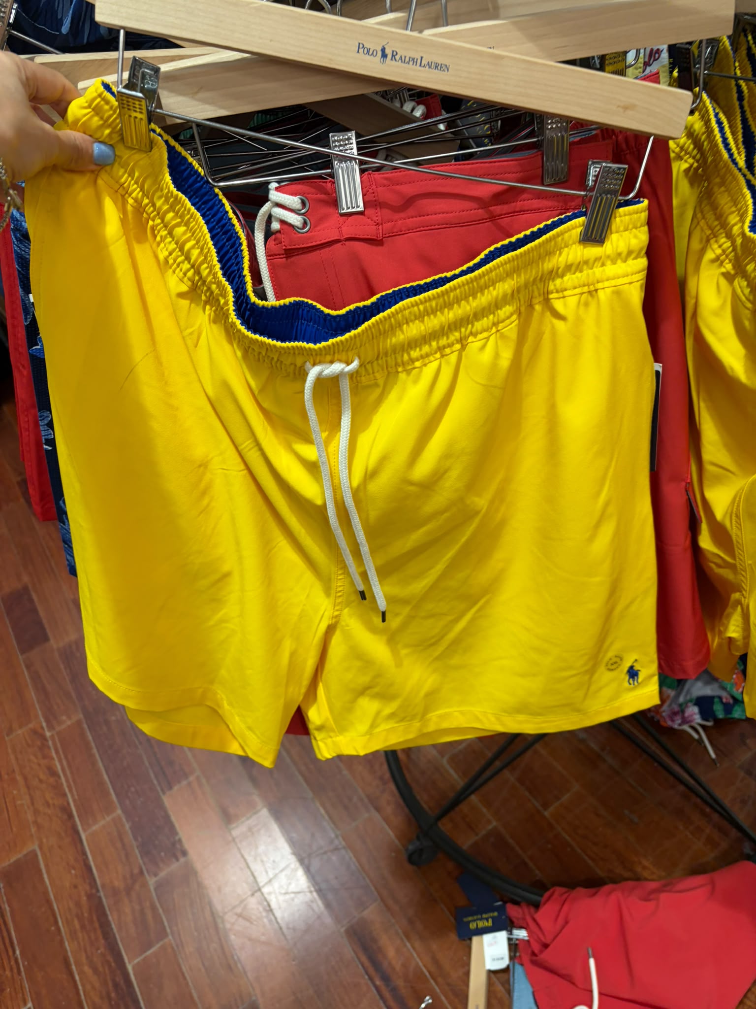 POLO Men's Traveller Swim Trunk-Yellow