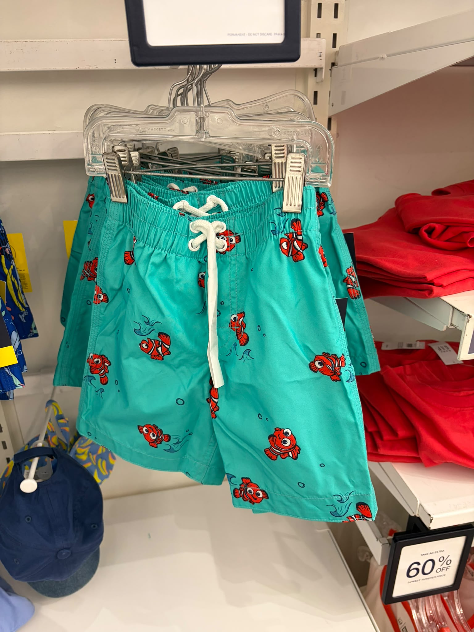 babyGap × Disney Swim Trunks-Aqua Tropic Nemo
