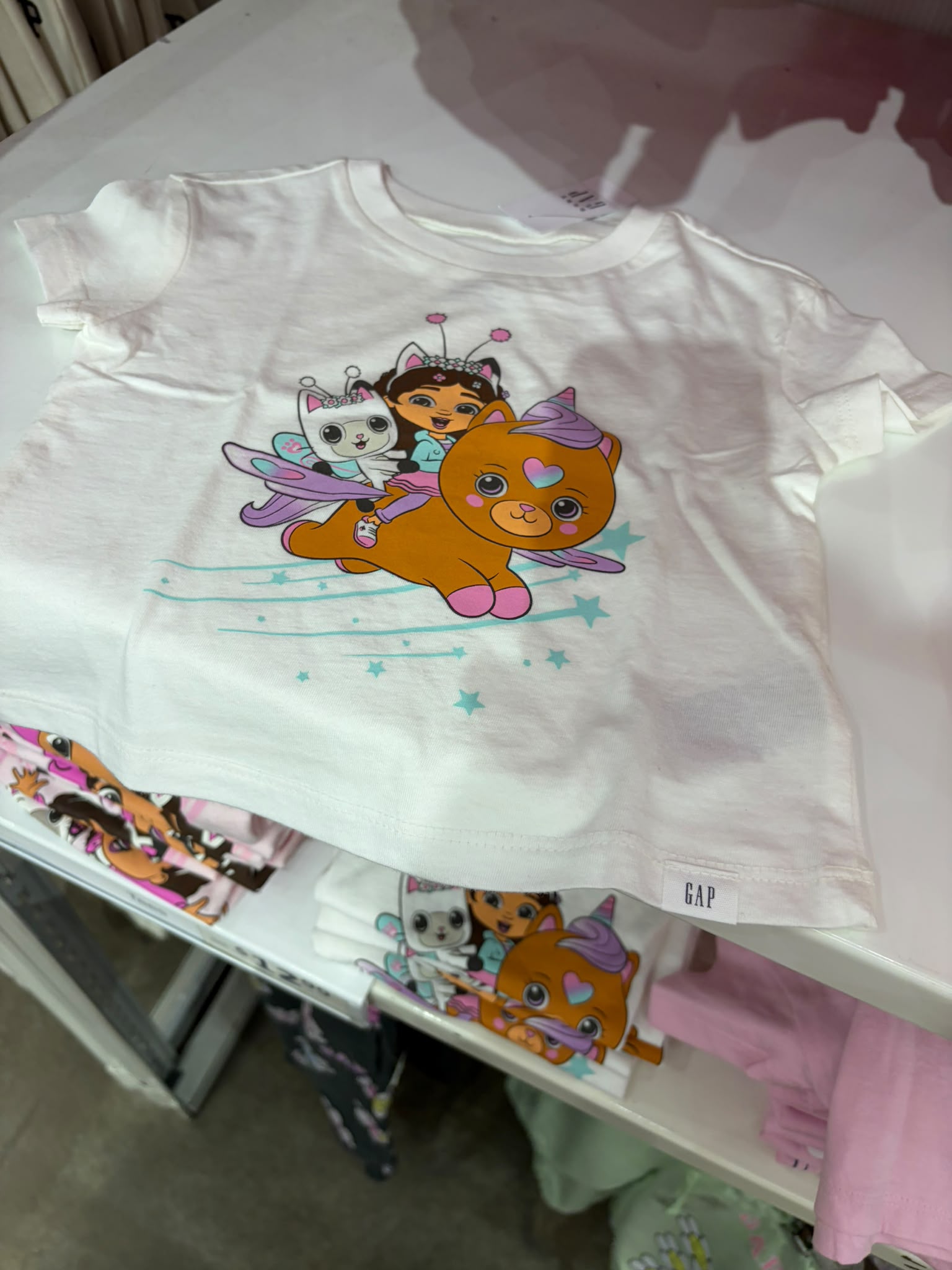 babyGap Graphic T-Shirt-New Off White Gabby'S Dollhouse