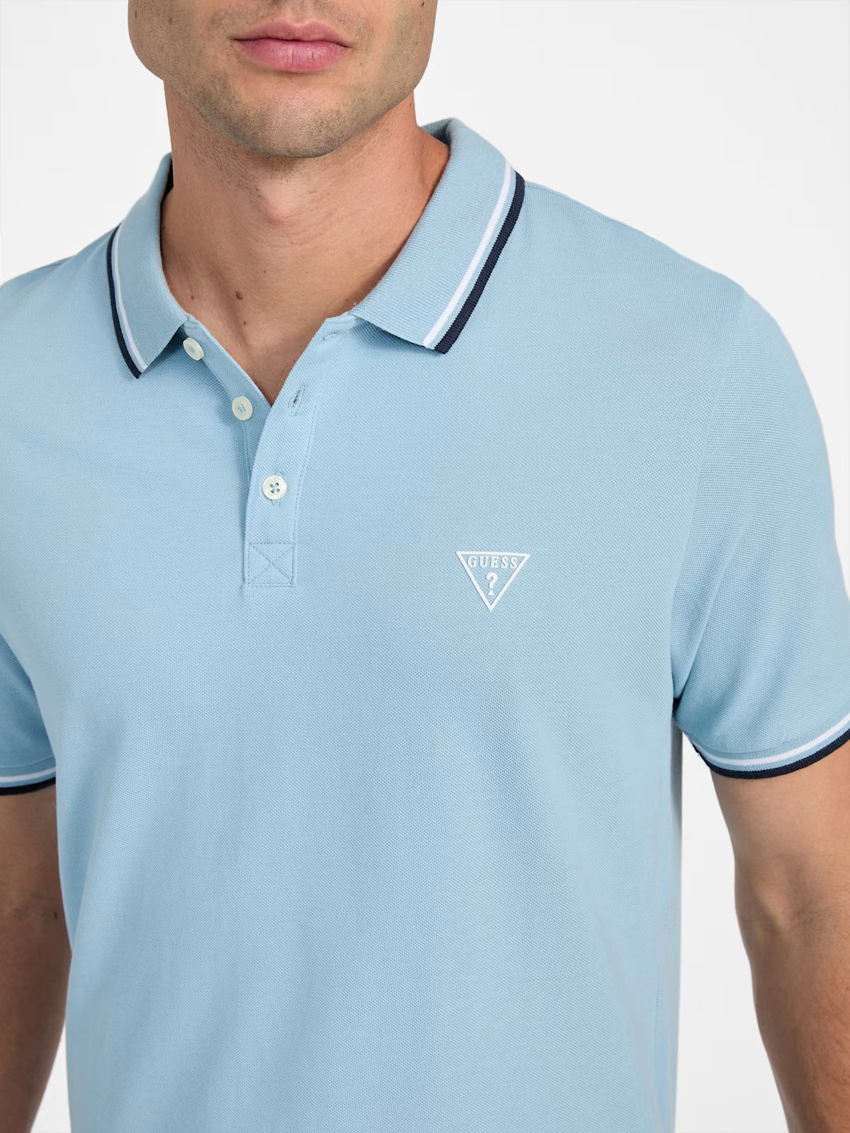 Guess Mens' Allen Polo/ BLUE