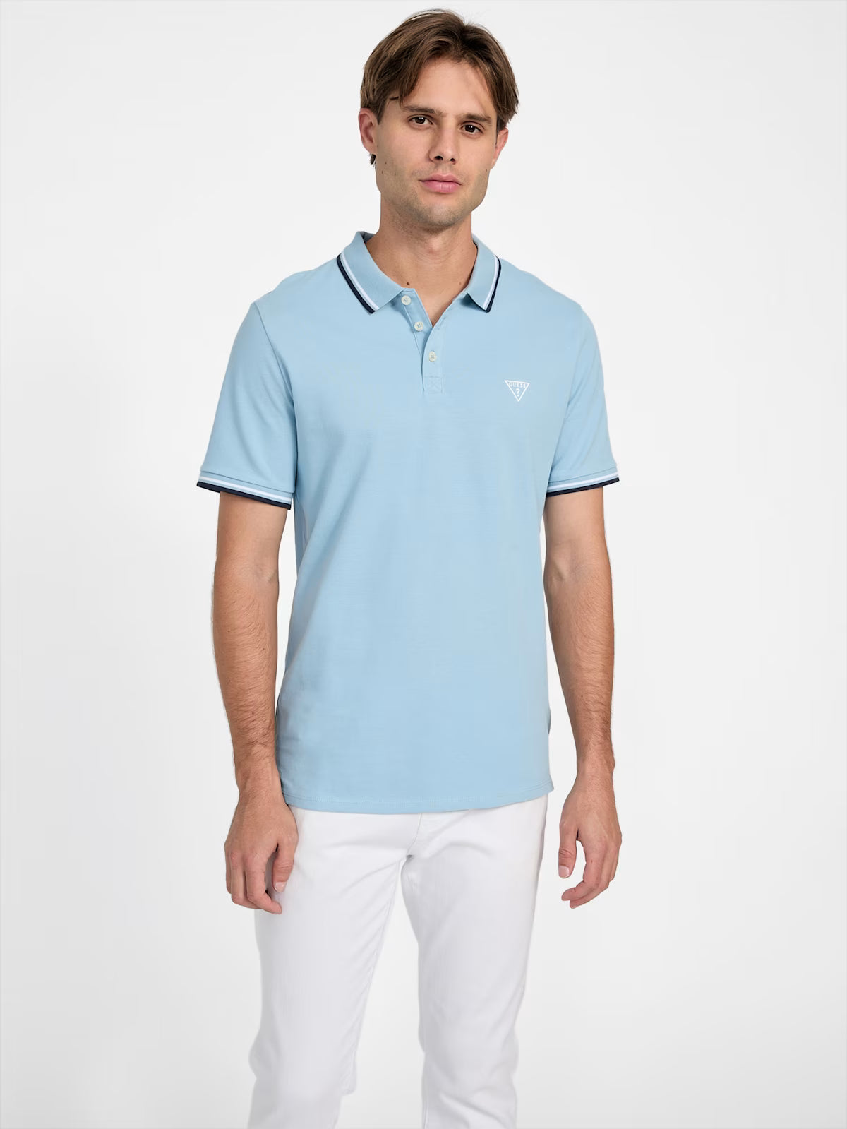Guess Mens' Allen Polo/ BLUE