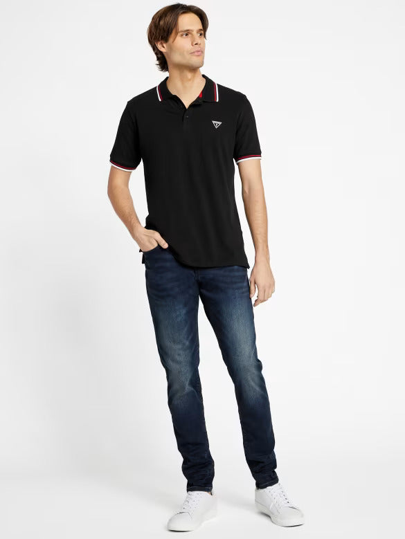 GUESS MEN Allen Polo/ BLACK