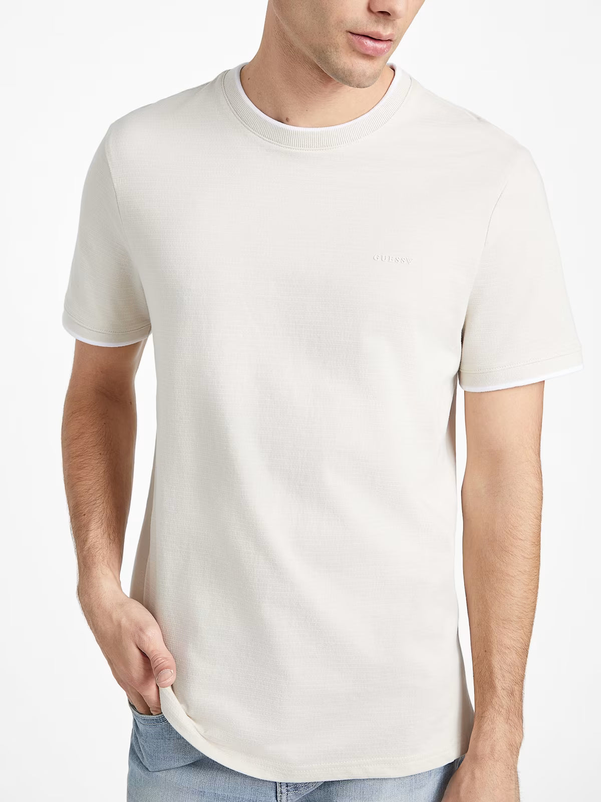 Guess Mens' Eco Koa Tee / BEIGE