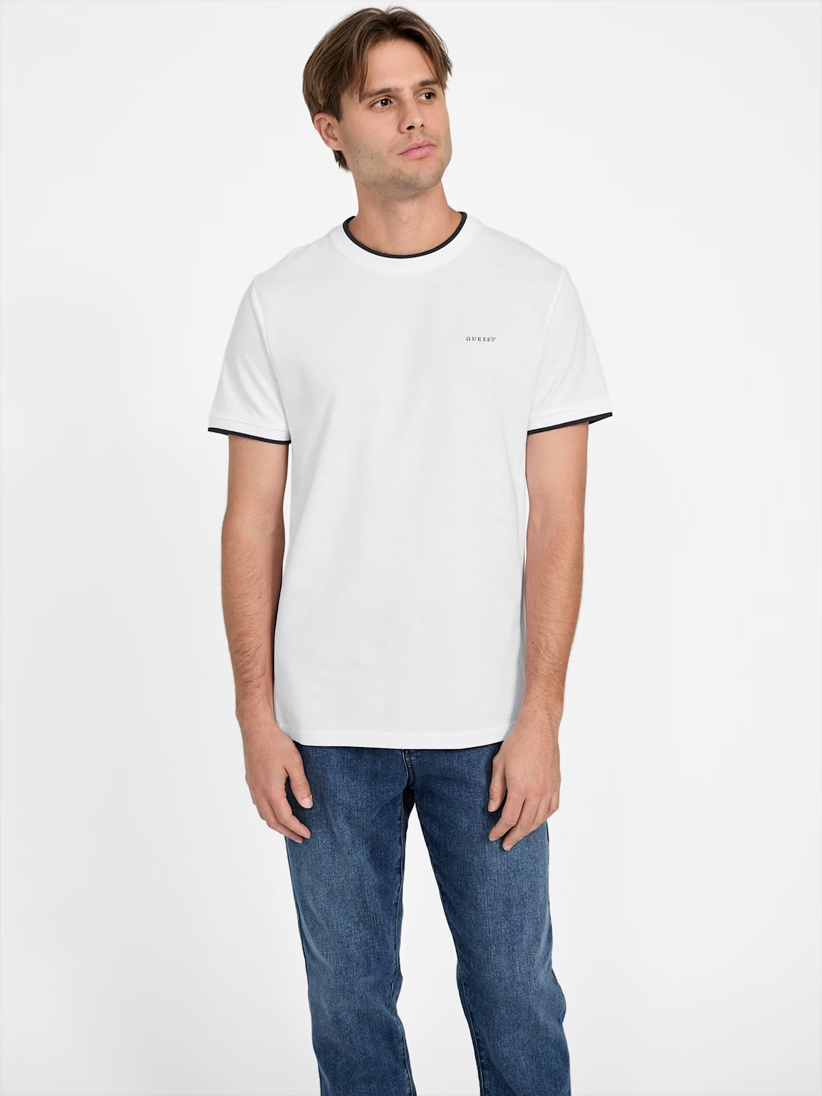 Guess Mens' Eco Koa Tee /WHITE