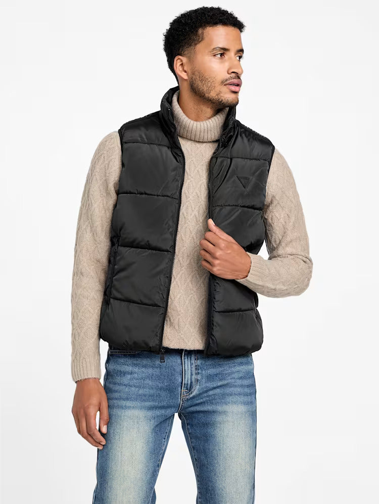 Guess Mens' Osvald Puffer Vest/ Jacket